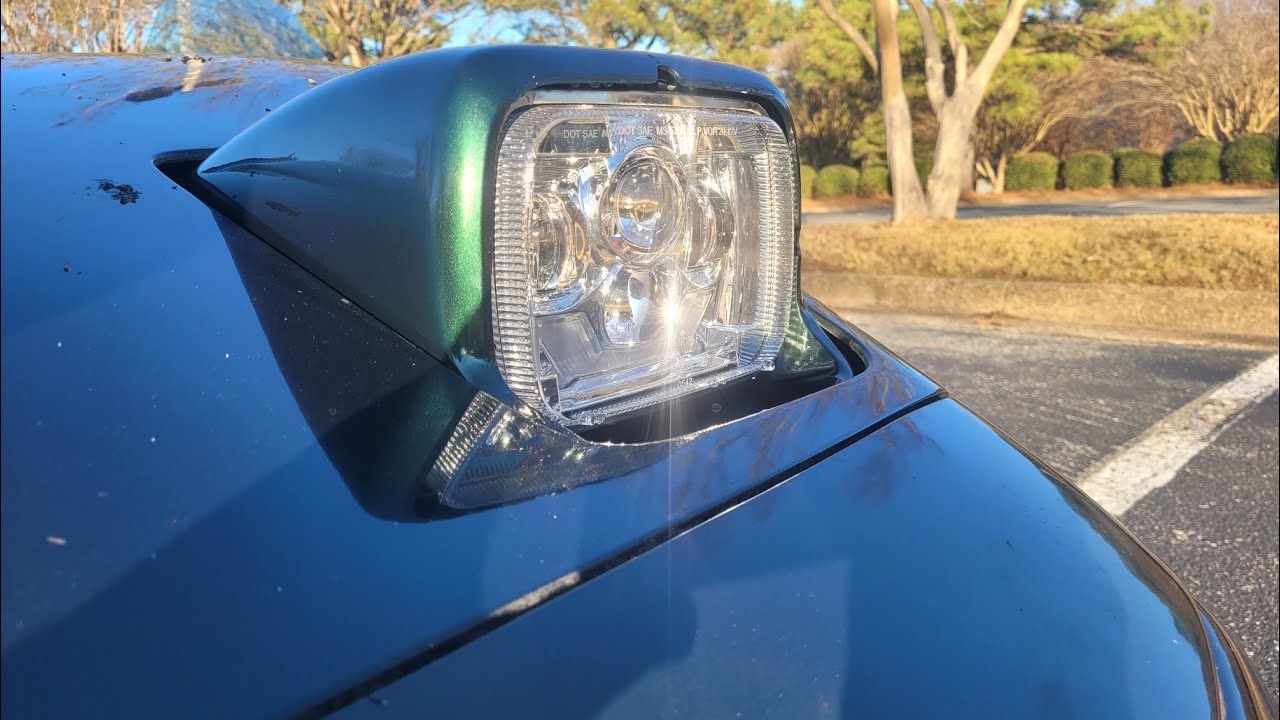 C4 Corvette Headlight bulb replacement. LED upgrade.