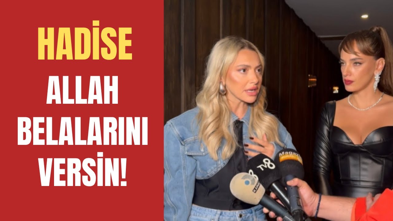 Hadise kadın cinayetleri ve hayvan katliamlarıyla ilgili net konuştu!