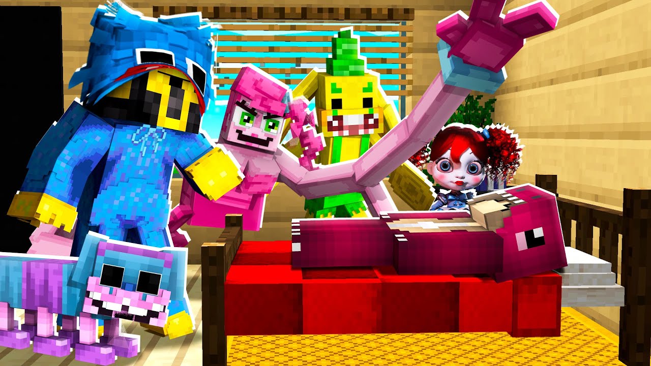 TROLLEO A MI AMIGA DISFRAZADO DE PERSONAJES DE POPPY PLAYTIME EN MINECRAFT 😱