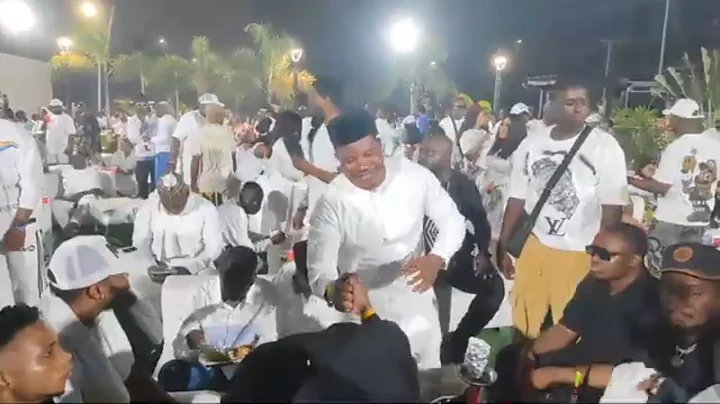 SEE HOW CELEBRITIES STORM K1 DE ULTIMATE NEW YEAR ALL WHITE PARTY IN LEKKI LAGOS