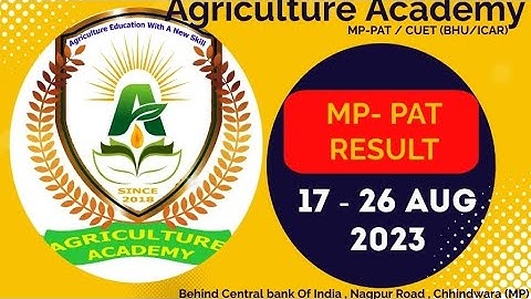MP-PAT Result 2023 || Expected date