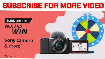 Amazon Special Edition Spin And Win Quiz Answers Today I Amazon Quiz Today