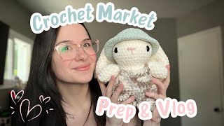 Market prep & vlog | Pattern testing 🤗 chatty crochet vlog💞