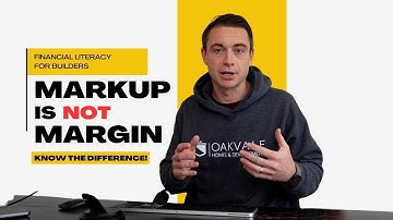 Markup is NOT Margin - Know the Difference!
