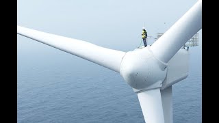 Wind Turbine Island for Entire Country Powering