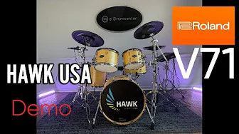 Hawk USA Natural Finish with Roland V71 - Demo