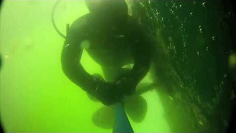 How to install a shaft zinc underwater