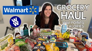 HEALTHY WALMART GROCERY HAUL | WW (WeightWatchers) points & calories | My Weight Loss Journey