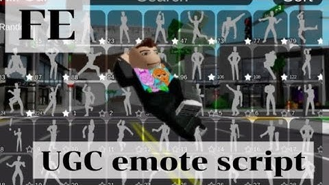 UGC emote script for R15 *FE*