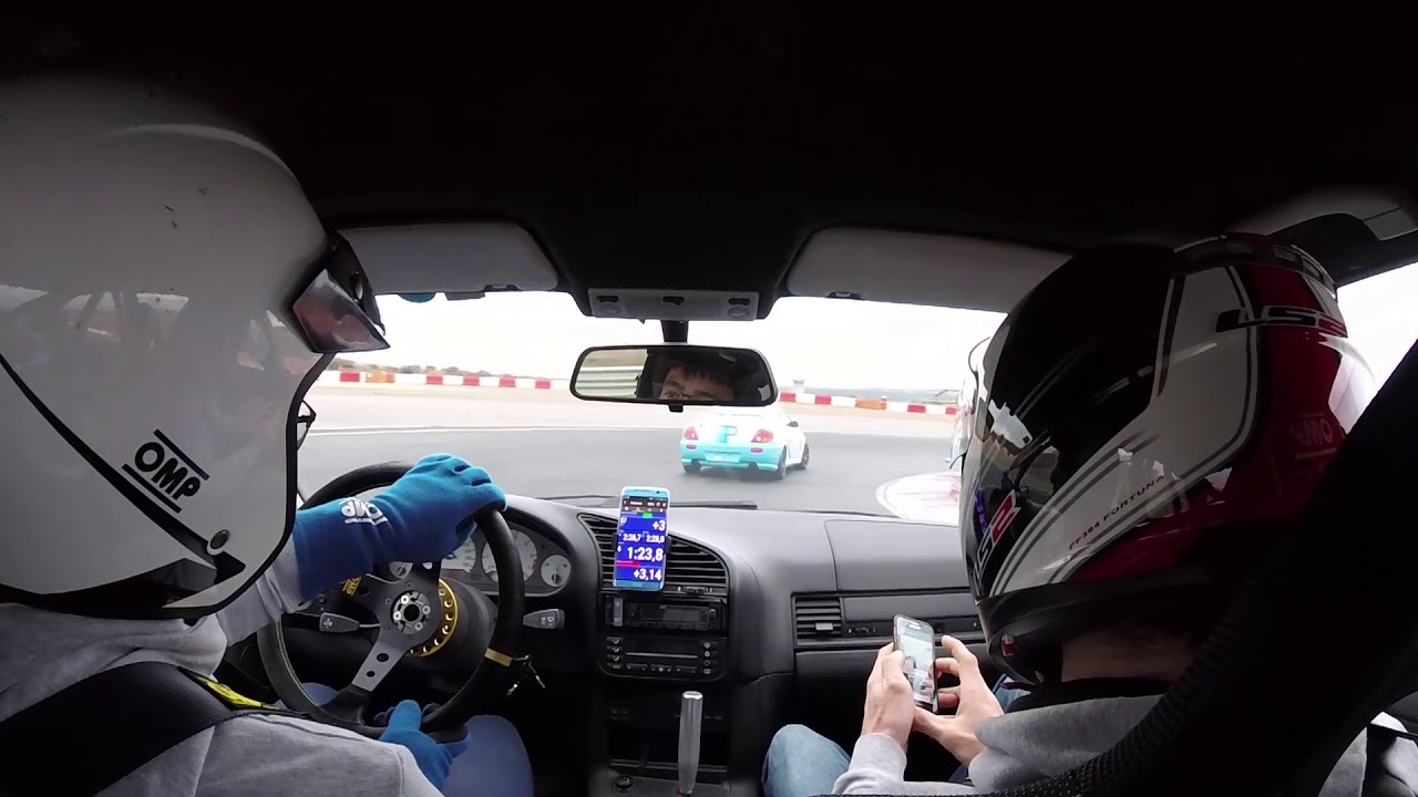 Circuito de Navarra suelo humedo - BMW e36 328i 18/11/2018