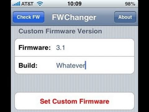 fwchanger iphone 3g