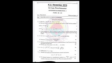 19 july 2023.  B.com #2019 #kuk #question papers #ytshorts