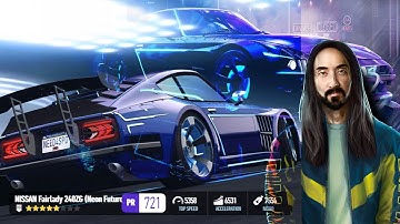 4:3 | Nissan Fairlady 240ZG (Neon Future) | Day 7  NEON KNIGHTS | NFS No Limits: Steve Aoki Presents