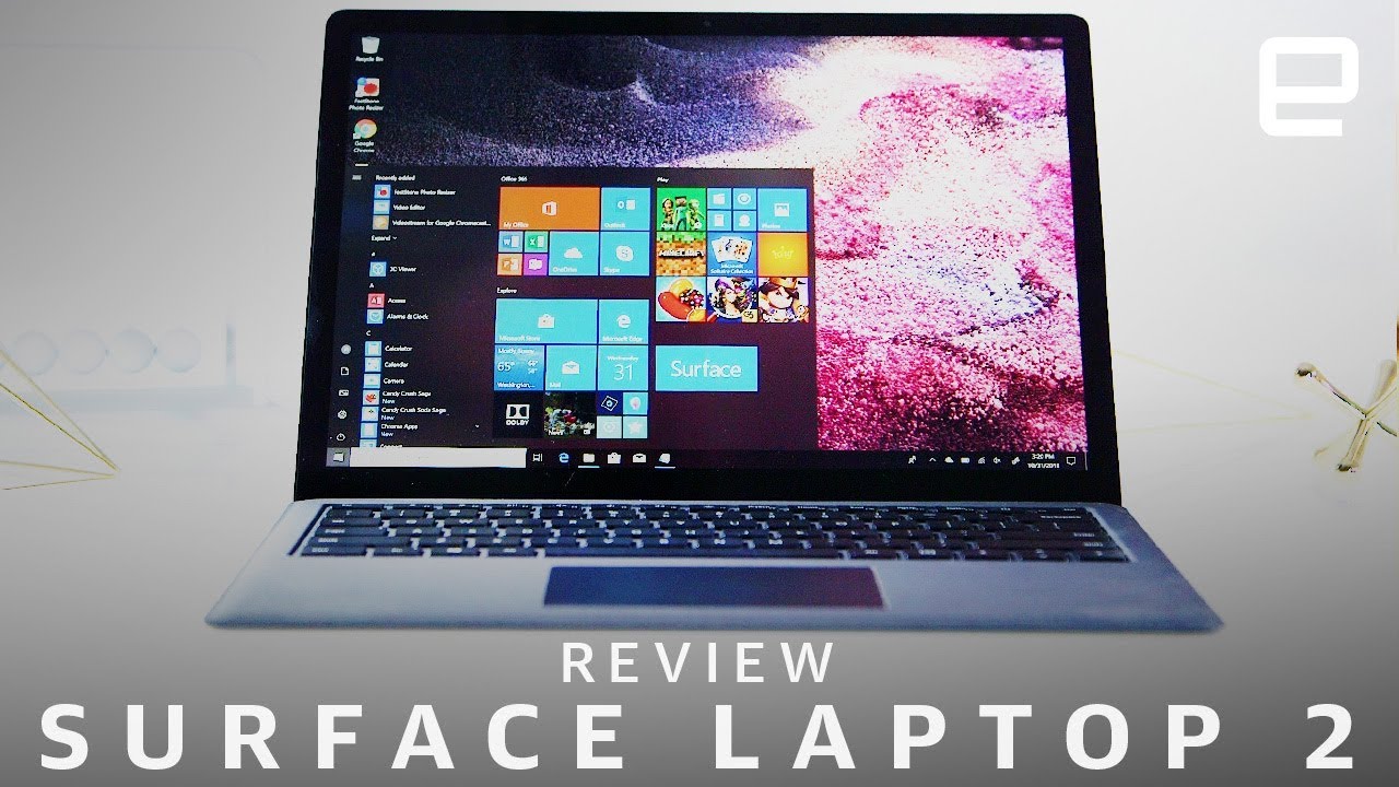 Surface Laptop 2 Review: Nearly perfect - YouTube