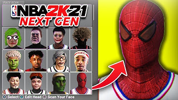 How To Get ANY FACE SCAN In NBA 2K21 NEXT GEN (NBA 2K21 Anonymous Face Scan, TAZ FACE 2K21, & MORE)