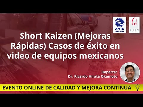 Short Kaizen (Mejoras Rápidas) Casos de éxito en video de equipos mexicanos