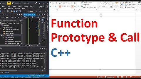 Function Prototype and Call - C++ Programming