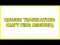 Django translation: can't find msguniq (3 Solutions!!)