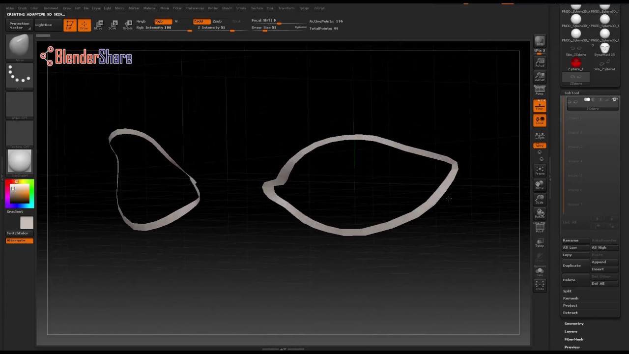 zbrush 4r7 basics