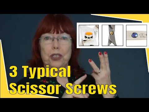 How to Adjust the Tension on the 3 Most Common Pivot Screws on Beauty Shears