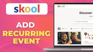 How to Add a Recurring Event in Skool Calendar | Easy Guide