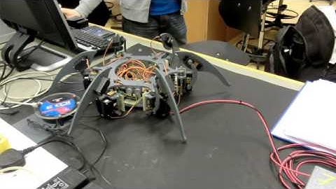 Third year project - Symmetrical hexapod robot walking - Part 6