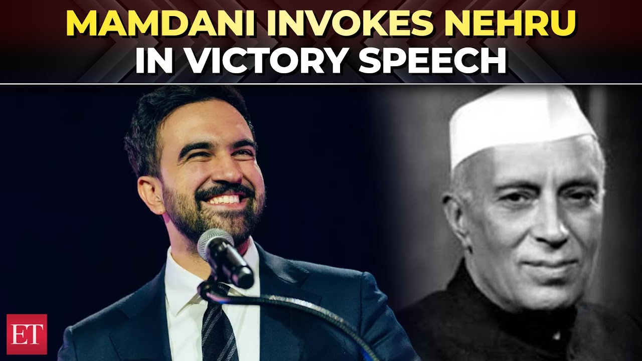 'We have stepped from old to new': Mamdani quotes Nehru in emotional post-election address