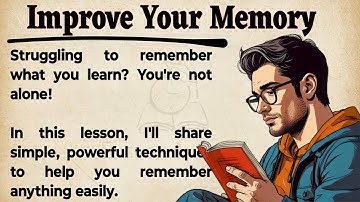 Improve Your Memory || Remember More, Learn Faster 🔥 || Master Your Memory || Graded Reader ✅