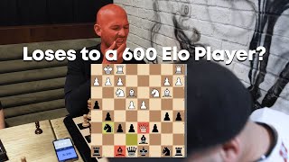 Andrew Tate Almost Loses to a 600 Elo Chess Player?