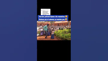 TAZAMA TEACHER YUFRESH AKICHEZA NA MWANAFUNZI WAKE PAMOJA HAKIKA HUU NI ZAIDI YA UPENDO 
