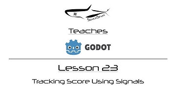 Godot 3.1 Visual Scripting - Lesson 23 - Keeping Score Using Signals