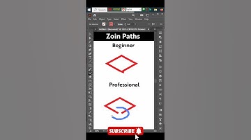 Join Anchor Points use Join Tool in Adobe Illustrator #beginner #professional #shorts