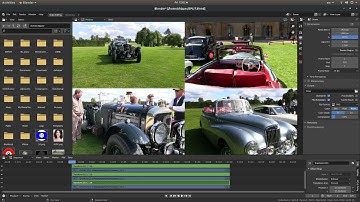 Blender 2.81: Create Split Screen Video Clips  A Video Editing Tutorial.
