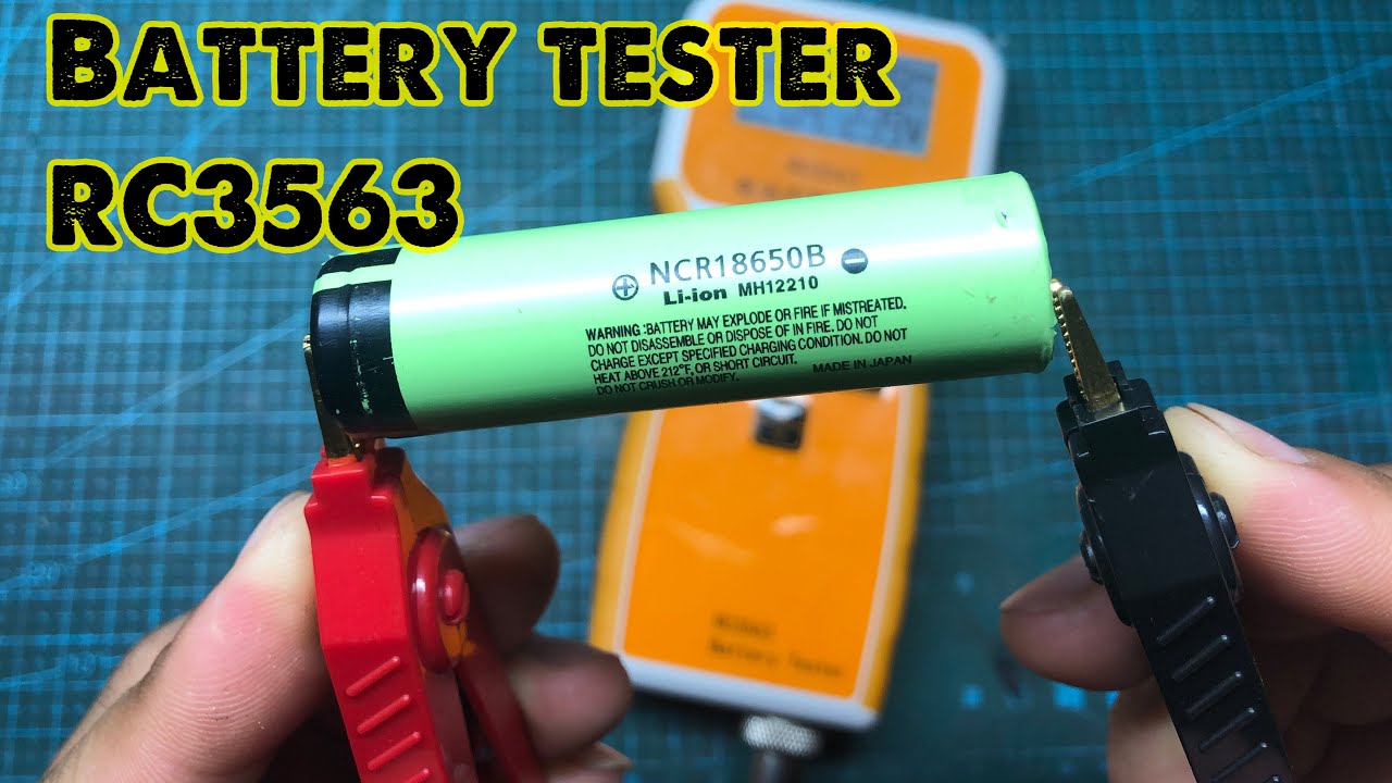 Rc3563 Testeur de résistance interne de batterie Détecteur de