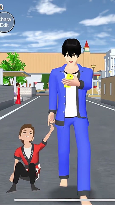 Anak laki-laki itu sedang menikmati nada dering ponsel #youtubeshorts #dramasakuraschoolsimulator