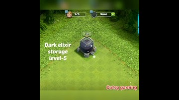 All levels dark elixir storage upgrade / max levels upgrade / clash of clan / gutsy gaming