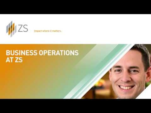 Business operations roles at ZS:  what we look for in ideal candidates