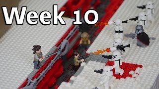 Building 'The Battle of Crait' in LEGO (Battlefront II) | Week 10 - The NEW Trenches & Caves!