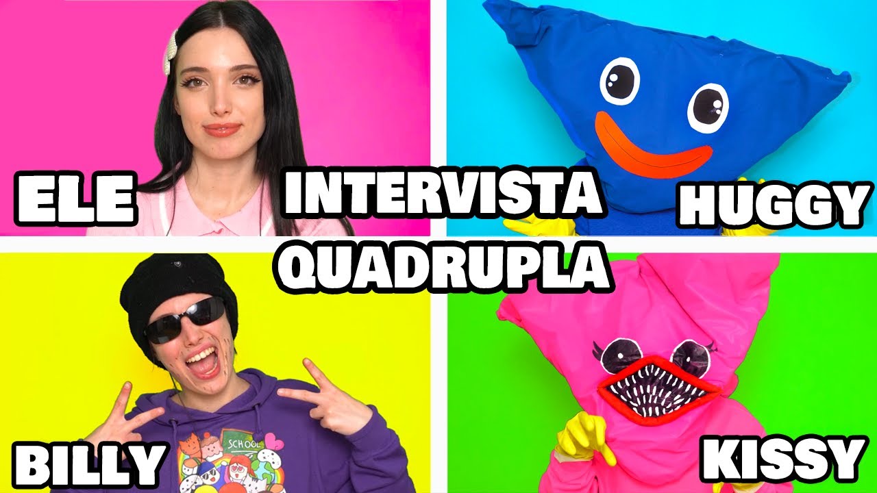 INTERVISTA QUADRUPLA CON HUGGY WUGGY E KISSY MISSY - PoppyPlaytime ...