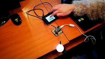 RGB WS2812 Nextion slider