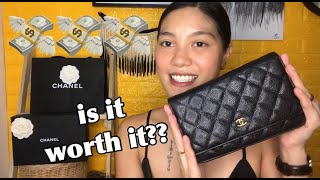 Chanel Wallet on Chain Caviar ( WOC) | What fits inside WOC | DIY Base Shaper