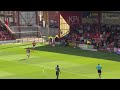 GOALKEEPER CAUGHT NAPPING! | Crewe Alexandra Striker Punishes Northampton Error!