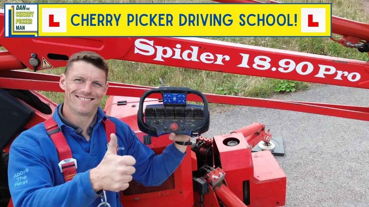 How to Drive and Operate a Spider 1890 Pro Cherry Picker | Full Walkthrough & Demo