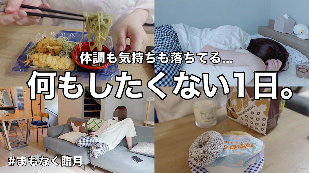 【こういう日もある】体調とメンタル不調で何もしたくない1日の記録😶🌫️🌀