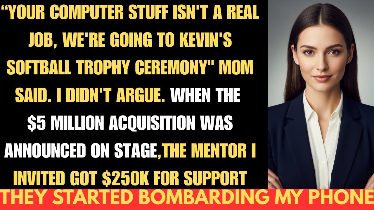 My Parents Skipped My App Launch for My Brother's Game - What Happened Next Shocked Them