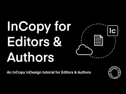 InCopy workflow for Editors and Authors. A tutorial explaining how to use the InCopy Workflow.