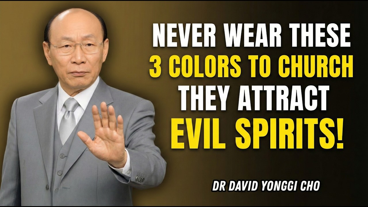 NEVER Wear These 3 Colors to Church – They Attract Evil Spirits - Dr David Yonggi Cho