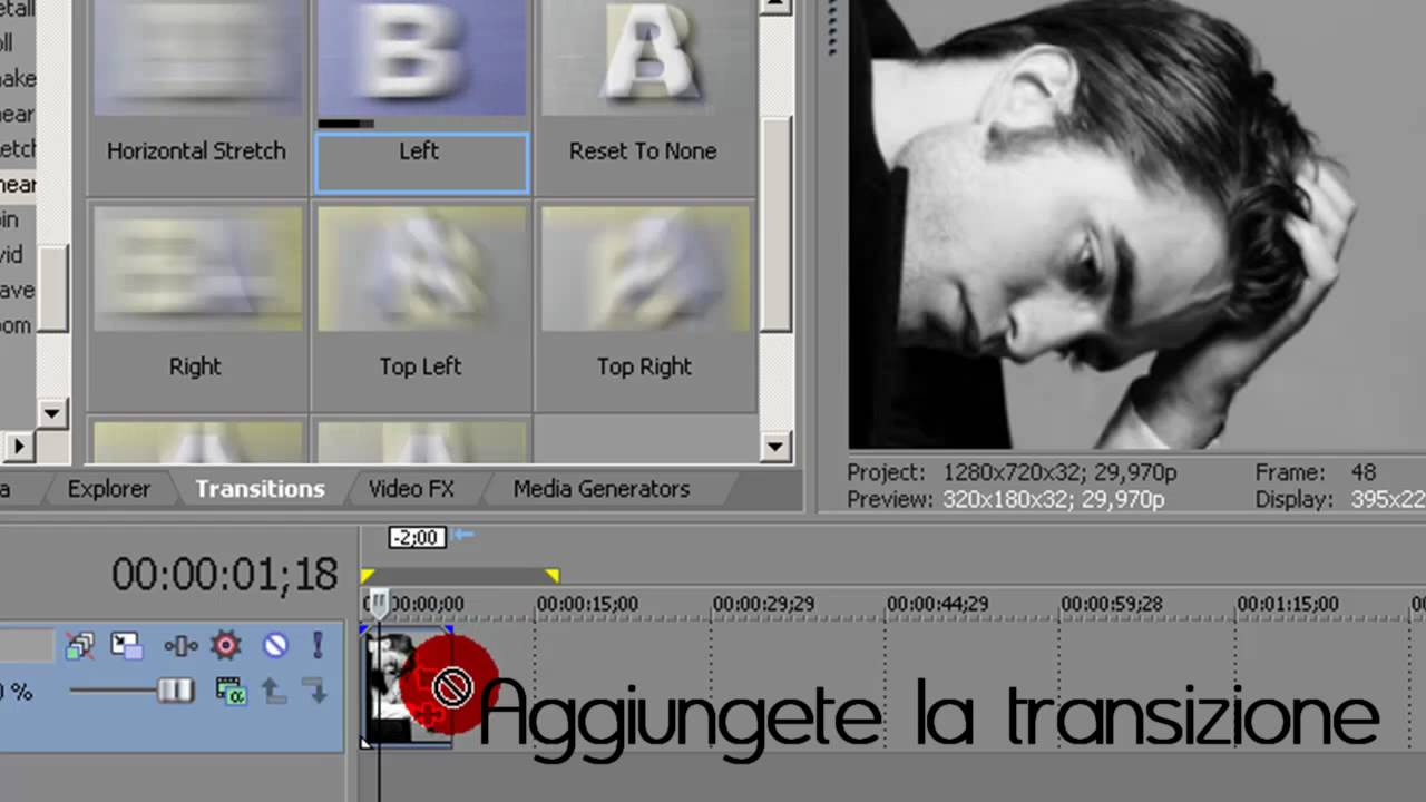 Sony Vegas Tutorial in Italiano ||Smear Effect Pacchetto NewBlueFX||