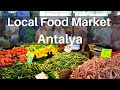 local vegetable & fruit market antalya turkey