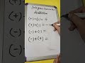 integers formulas Addition#addition formulas#integers#learn integers formula addition#add integers
